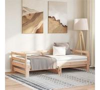 Lit coulissant sans matelas 80x200 cm Naturel G