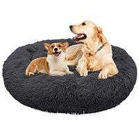 Lit Coussin Chien Anti Stress Ultra Doux,Lit Moelleux Rond pour Chien Extra Large Lavable,Puppy Love Panier Chien Orthopedique XXXL,Coussin Peluche et Confortable pour Chien Grande Taille