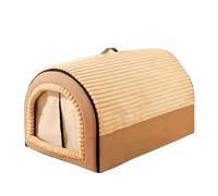 Lit couvert pour chat - Abri lavable et amovible pour un confort intérieur | Tente douce pour chat avec coussin, niche de couchage pliable pour chatons, chiots, petits animaux domestiques, chambre à