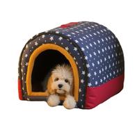 Lit couvert pour chat, lit fermé pour chat, chaud, amovible et lavable, maison pour petit animal de compagnie, chiot dormant en hiver, extérieur, intérieur, chevet, maison