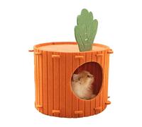 Lit Couvert pour Chat | Maison Semi-fermée Amovible | Lit en Forme de
