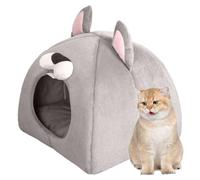 Lit couvert pour chat, tente mignonne pour chat, tente douce et confortable pour l'hiver, petit chien