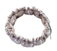 Lit créatif doux et chaud avec cordon de serrage réglable à double usage pour animaux de compagnie pour chats, chiots (imprimé café, 70 cm)