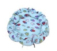 Lit créatif doux et chaud avec cordon de serrage réglable à double usage pour animaux de compagnie pour chats, chiots (lapin bleu, 70 cm)