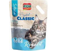 Lit Cristal Classic litière chat gel de silice 1 8 kg minérale ultra absorbante neutralise odeurs et bactéries durée 1 mois
