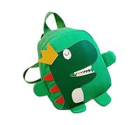 Lit dans un sac à dos pour enfants de 5 à 10 ans avec motif dinosaure mignon en peluche pour bébé garçon - Petit sac à bandoulière pour maternelle - Sac de voyage pour Noël, anniversaire, Vert, taille