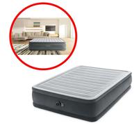 Lit d'Appoint Matelas Gonflable Électrique 2 Personnes Confort Moelleux Surélevé