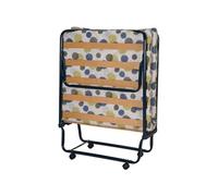 Lit d'appoint pliant avec matelas et sommier 80x190