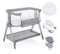 Lionelo LUNA Lit Bebe Indépendant, Jusqu’à 9kg Fixation au Lit des Parents
