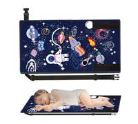 Lit d'avion pour tout-petit, 77 x 44 cm, extension de siège d'avion pour tout-petit, hamac à pieds d'avion pour , repose-pieds d'avion pliable, hamac pour