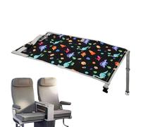 Lit d'avion pour tout-petit, extension de siège d'avion portable et pliable, accessoires de lit de voyage pour jouer, voyager, dormir pendant la nuit, train, 76 x 44,5 cm
