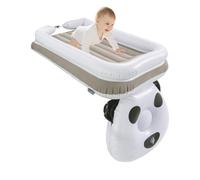 Lit d'avion pour tout-petit, matelas de voyage gonflable, en PVC pour , côtés de sécurité surélevés, valve de gonflage rapide, design peu encombrant, soutien confortable, parfait pour avion