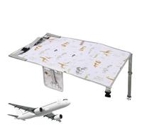 Lit D'avion Pour Tout-petit - Repose-pieds Pliable Portable 76 X 44 Cm | L'extension De Siège De Voyage En Fiber De Polyester Oxford 1kg Crée Un Espace De Couchage Plat Pour Les Longues Vacances En Av