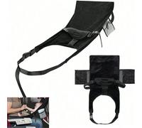 Lit d'avion pour tout-petits de 1 à 12 mois, lit de voyage pour tout-petits, accessoires de voyage pour bébé pour l'avion, convient pour les avions noir,gris,Bleu clairBlocs de couleurPolyester