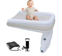 Lit d'avion pour tout-petits Gonflable Voyage en bas âge, lit d'avion de voyage pour bébé Lit d'air de voiture pour enfants, portable, matelas gonflable Train, Fournitures de voyage Avions pour