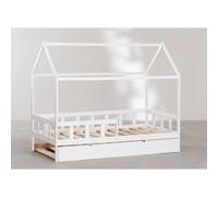 Lit de 90 cm en bois Kelly Kids Bois Blanc