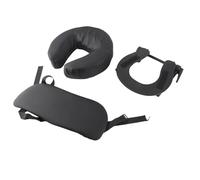 Lit de beauté appui-tête berceau en forme de U Table de massage pliante réglable oreiller de berceau de visage pour Salon de beauté noir