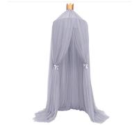 Lit De Bébé Berceau Auvent Moustiquaire Tente Suspendue Rideaux En Tulle Pour Chambre Maison De Jeu Tente Pour Enfants Chambre D'enfants - Type Gris