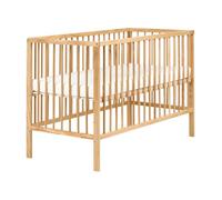 Lit de bébé Bois de pin BELENGER 60 x 120 cm Marron clair