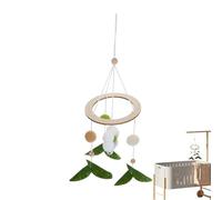 Lit de bébé mobile - Décoration de lit pour bébé - Cloche de lit en feutre - Jouet suspendu avec motifs de dessin animé - Carillon éolien - Décoration pour chambre d'enfant et fille - Berceau