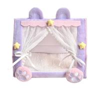 Lit de Bébé,Tente De Maison Miniature Adorable,Lit Bébé Jouet - pour Filles Jeune Enfant Jeu Crèche Jeu d Imitation Maison Salon