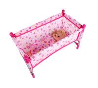 Lit de berceau robuste et portable pour la plupart des poupées Reborns et maisons de poupées, accessoires pour usage quotidien, jouet de simulation