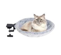 Lit de bureau pour chat, hamac confortable pour chat avec capacité de charge jusqu'à 23 kg, lit pour chat antidérapant pour salon, chambre à coucher, lieu de travail, balcon, rebord de fenêtre, balcon