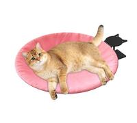 Lit de Bureau pour Chat - Hamac d'une capacité de Soixante Livres, Housse Amovible et Lavable | Nid Douillet pour d'intérieur Robuste, à Fixer sur Un perchoir surélevé pour étagères, chaises, t