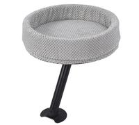 Lit de bureau pour chat - Perchoir confortable - Structure en fer haute résistance - Avec mécanisme de fixation réglable - Idéal pour le bureau - Fer + chiffon