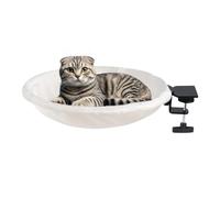 Lit de bureau rotatif pour chat - Fauteuil suspendu ergonomique pour chat pour dormir et se détendre, supporte jusqu'à 22,7 kg, idéal pour le salon, la chambre à coucher, le lieu de travail, le rebord