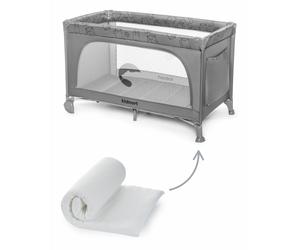 Lit de camp avec matelas enroulable