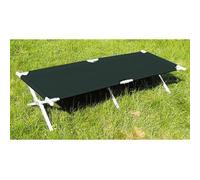 Aluminium Lit de Camp Noir Camping Pliant Chaise Longue Bett (Lit) Canapé