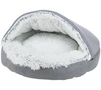 Lit de cave Harvey ø 70 cm gris/blanc-noir