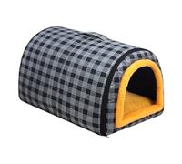 Lit de caverne pour chat - Lit pour animaux de compagnie pliable portable de 15,75 pouces, maison de chat, coussin lavable amovible | Animaux de repos meubles imperméables pour carrières