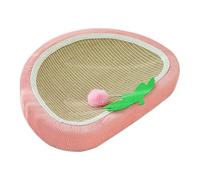 Lit de chat - 22,83 pouces gratte-coussin pour affûtage des griffes, tapis de couchage doux avec base non glissée, nid d'animaux pour les chatons, canapé intérieur, tapis, sol, chaise et canapé-nous p