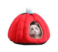 Lit De Chat À La, Grotte De Compagnie De Style Mignonne, Maison De Chien Semi-fermée, 15,7x15,7x13,7 Pouce Mollet, Chaleureux Et Confortable pour Un Décor Semi-fermé pour A