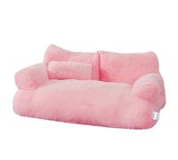 Lit de Chat élégant pour Lit de Chat Intérieur, sophistiqué pour un de à l'Intérieur, Chic pour Canapé-lit à Moelleux, Moelleux et Doux, Bas sans Glissement, Conçu pour un Confort Ultime, Beige / (M)