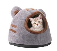Lit de Chat, Grotte de lit de Chat, Lits de Chats pour Chats intérieurs, Grotte de Chat, Chat Igloo, Maison de Chat, lit de Chaton