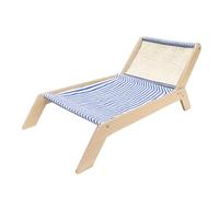 Lit De Chat Inclinable - Chaise De Balançoire À Cadre En Bois Pour Utilisation Du Chaton De Chaton, Plate-forme Surélevée Universelle | Siège De Lit De Lit Pour Animaux De Compagnie Élevé Élevé Pour C