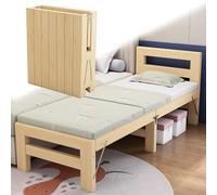 Lit de Chevet Pliant pour Tout-Petit, Grand lit Plateforme en Bois de 200 cm pour séjours à l'hôpital/Chambre/crèche(#2,L200 x W50 x H50cm)