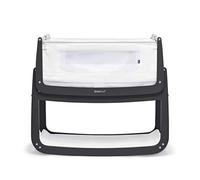 Lit de chevet pour bébé SnüzPod4 - Ardoise - Testé en matière de sécurité, fenêtres en maille à double vue et compatible avec la plupart des lits