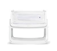 Lit de chevet pour bébé SnüzPod4 - Blanc - Testé en matière de sécurité, fenêtres en maille à double vue et compatible avec la plupart des lits