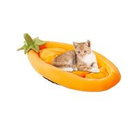 Lit de Chien chauffé pour boîtes de Transport - Matre de Compagnie au Colorgin Aubergine avec Fonction de Chaleur | Oreiller orthopédique Lavable pour Voyages à l'intérieur, à l'extérieur et e