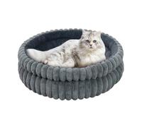 Lit De Chien - Donut Cat Cuddler Mat | 20 Pouces Rond Lavables Calmants Amovibles Mat De Confort À Couchage Couchés Couchés Pour Animaux De Compagnie Pour Chien Chaton De Chiot En Plein Air Et Aut