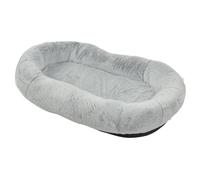 Lit de Chien Humain, Garniture de Mousse Grise Gradient Empêcher Le Broyage de Couverture Lavable Conception Ergonomique Chaude Lit à Chiens de Taille Humaine Douce pour Le Salon (175 * 90 *