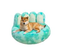 Lit de chien | Lits de chiens rectanguls lavables | de chien de style orthopédique de luxe | de chiot endormi lavable | Base de mousse à double couche avec coussin en peluche | Lits pour anima
