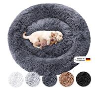 Lit de Chien Moelleux d'origine avec Une Couverture Lavable.Parfait comme Tapis de Chien ou Panier pour Chiens pour Les Grands, Moyens et Petits Chiens.(darkgray,XS - 40 cm)