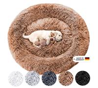 Lit de Chien Moelleux d'origine avec Une Couverture Lavable.Parfait comme Tapis de Chien ou Panier pour Chiens pour Les Grands, Moyens et Petits Chiens.(Brown,XL - 120 cm)