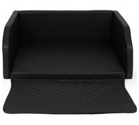 lit de Coffre, Transporteur de Voiture pour Le Chien avec Matelas de 100x90 cm (Couleur: Noir)