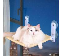 Lit De Fenêtre De Chat - Trépied De Fenêtre De Chat Pliable Sans Fil | Siège De Seuil Pour Chats Avec Ventouses Amélioré | Lit Gain De Charge Pour Dormir Avec Fenêtre | Trésors Pour Chats